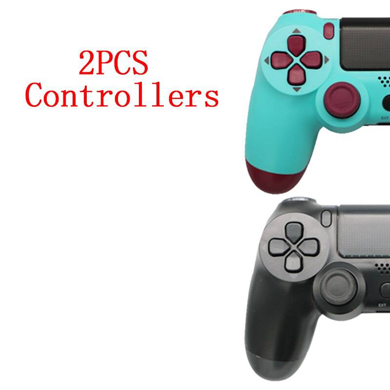 2PCS Joystick PS4 Wireless Game Controller For Sony Controller Bluetooth Vibration Gamepad For PS4 Console King Gaming