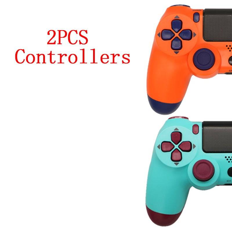 2PCS Joystick PS4 Wireless Game Controller For Sony Controller Bluetooth Vibration Gamepad For PS4 Console King Gaming