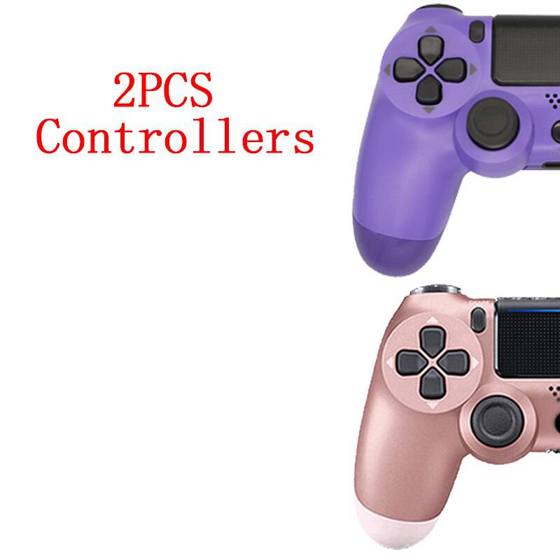 2PCS Joystick PS4 Wireless Game Controller For Sony Controller Bluetooth Vibration Gamepad For PS4 Console King Gaming