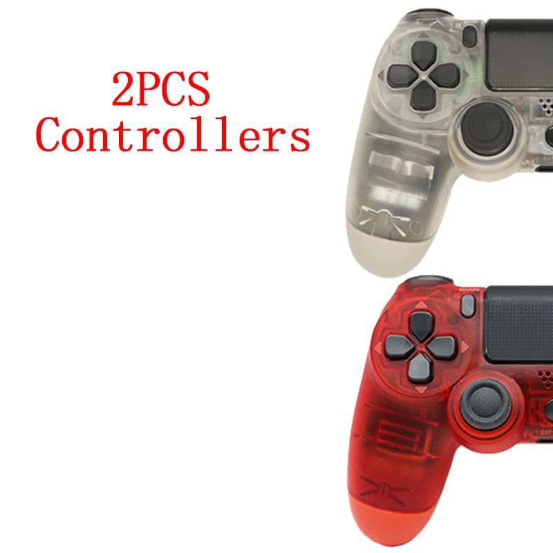 2PCS Joystick PS4 Wireless Game Controller For Sony Controller Bluetooth Vibration Gamepad For PS4 Console King Gaming