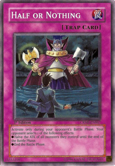 Half Or Nothing - Common - Yu-Gi-Oh King Gaming