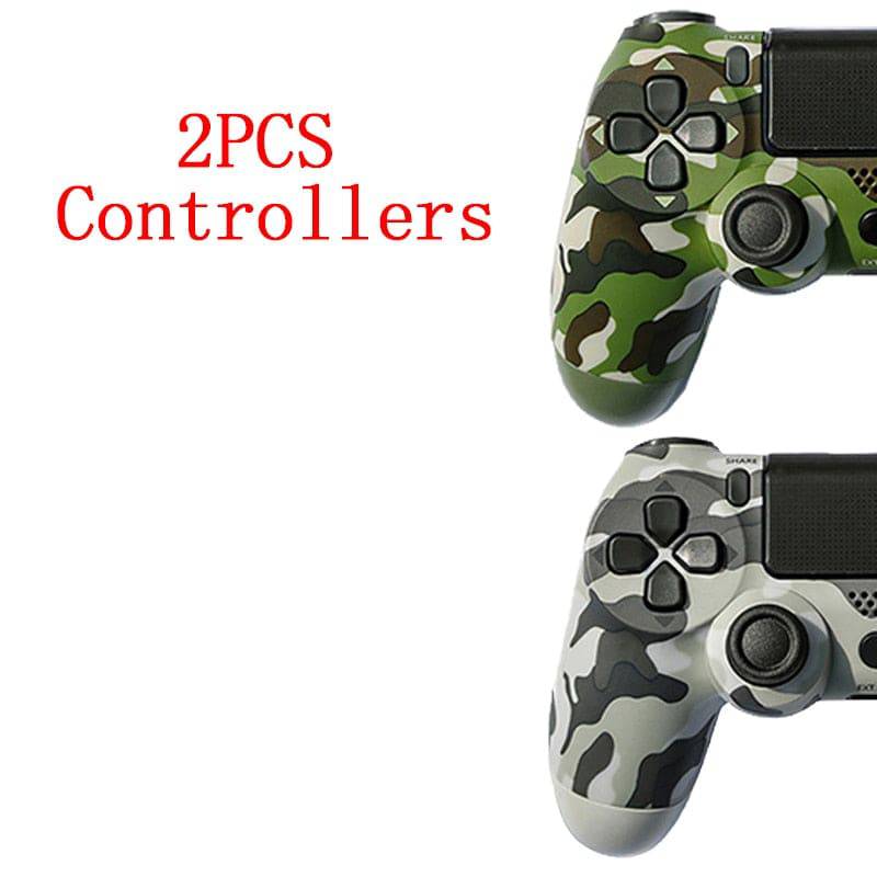 2PCS Joystick PS4 Wireless Game Controller For Sony Controller Bluetooth Vibration Gamepad For PS4 Console King Gaming