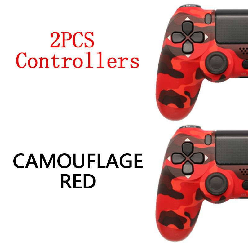 2PCS Joystick PS4 Wireless Game Controller For Sony Controller Bluetooth Vibration Gamepad For PS4 Console King Gaming