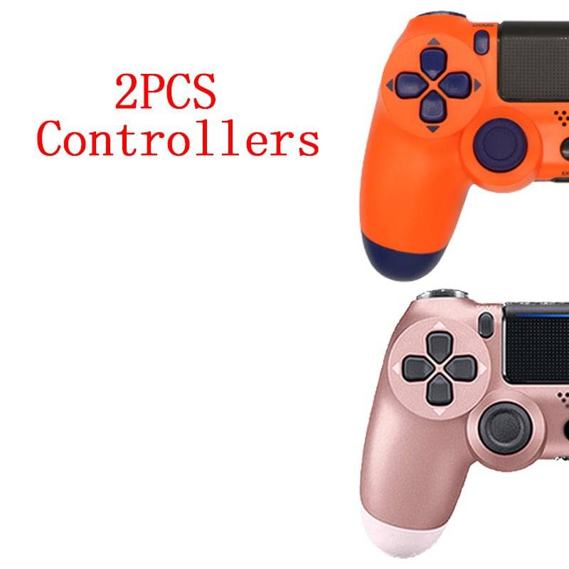 2PCS Joystick PS4 Wireless Game Controller For Sony Controller Bluetooth Vibration Gamepad For PS4 Console King Gaming