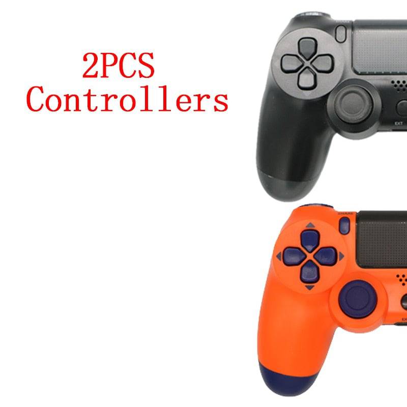 2PCS Joystick PS4 Wireless Game Controller For Sony Controller Bluetooth Vibration Gamepad For PS4 Console King Gaming