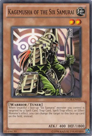 Kagemusha Of The Six Samurai - Common - Yu-Gi-Oh King Gaming