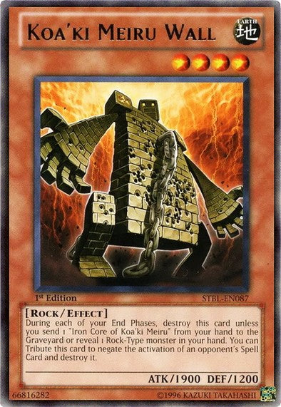 Koa'ki Meiru Wall - Rare - Yu-Gi-Oh King Gaming