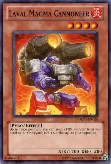 Laval Magma Cannoneer - Common - Yu-Gi-Oh King Gaming