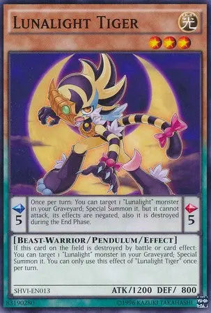 Lunalight Tiger - Common - Yu-Gi-Oh King Gaming