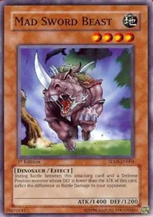 Mad Sword Beast - Common - Yu-Gi-Oh King Gaming