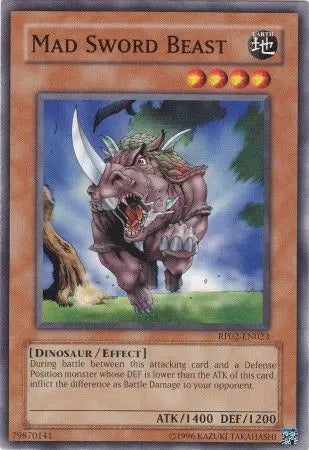 Mad Sword Beast - Common - Yu-Gi-Oh King Gaming