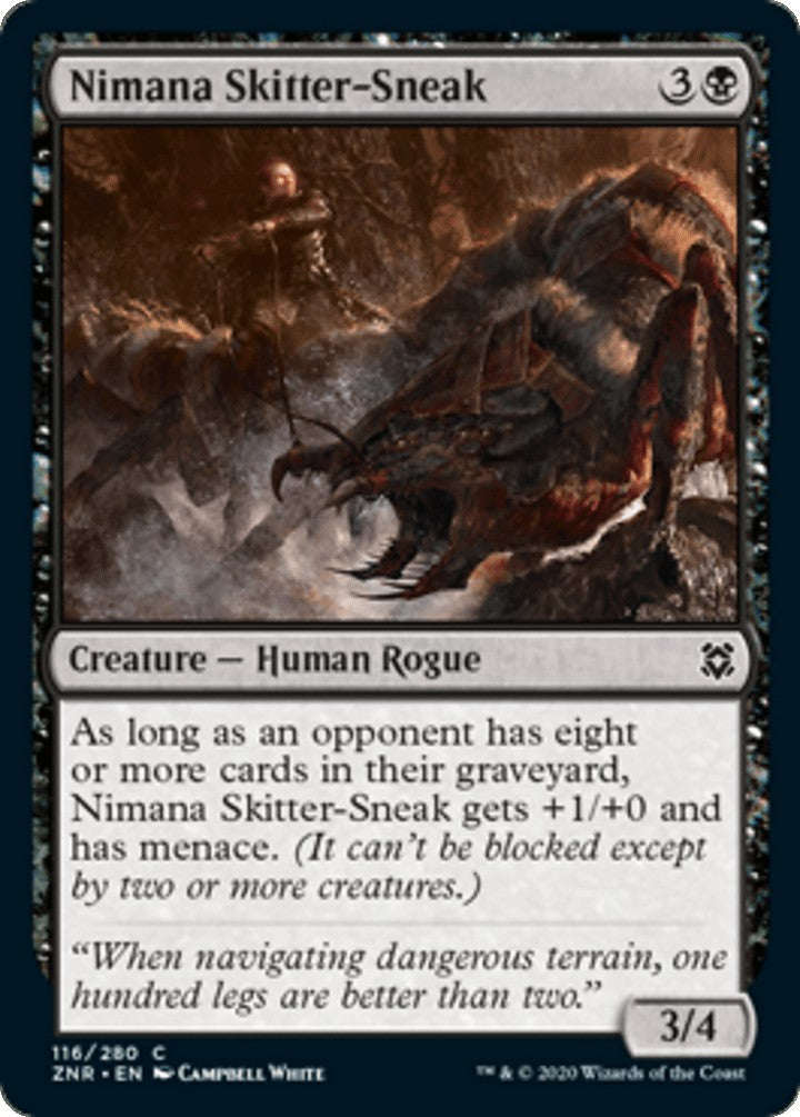 Nimana Skitter-Sneak #116 - C - Magic TCG King Gaming