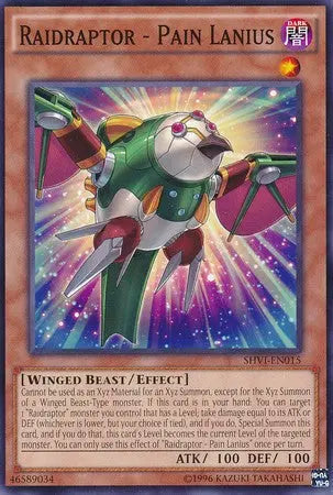 Raidraptor - Pain Lanius - Common - Yu-Gi-Oh King Gaming