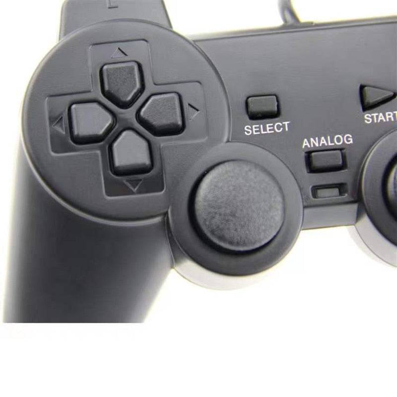 For Sony PS2 Game Controller Dual Vibration Digital Joypad Wired Connection Anti-slip Gamepad For Playstation 2 Gaming Console King Gaming