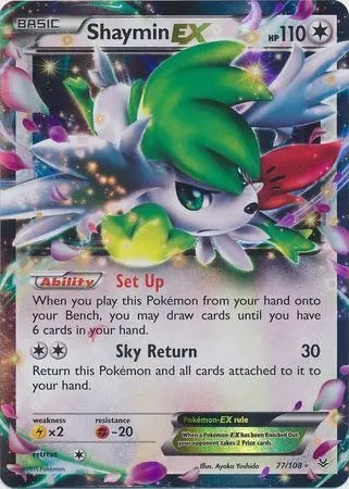 Shaymin EX - 77/108 - Ultra Rare King Gaming