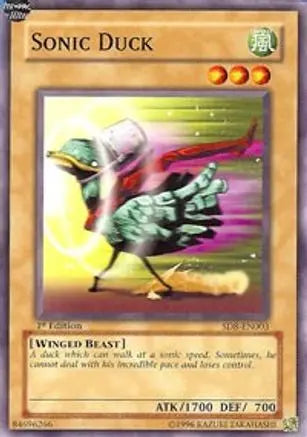 Sonic Duck - Common - Yu-Gi-Oh King Gaming