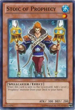 Stoic Of Prophecy - Common - Yu-Gi-Oh King Gaming