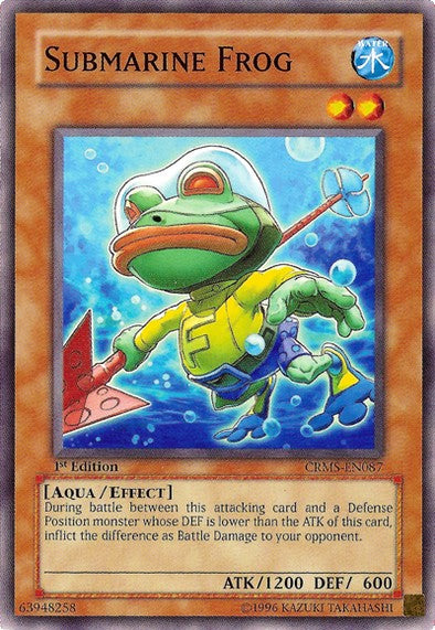 Submarine Frog - Common - Yu-Gi-Oh King Gaming