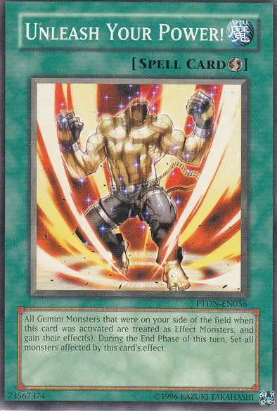 Unleash Your Power - Common - Yu-Gi-Oh King Gaming
