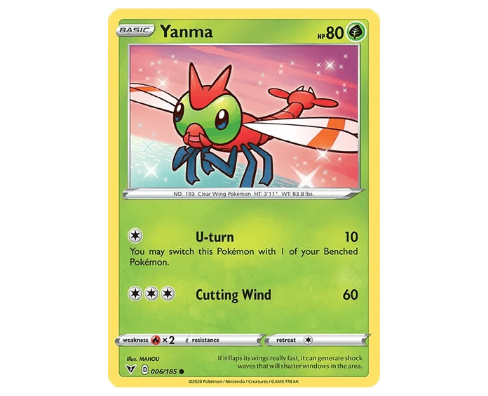 Yanma - 006/185 - NM Common King Gaming