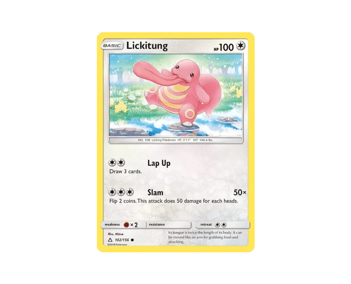 Lickitung - 102/156 - NM Common King Gaming