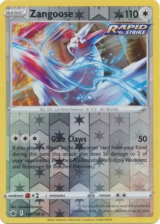 Zangoose 120/198 - Rare - Reverse Holo King Gaming