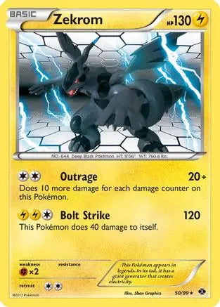 Zekrom - 50/99 - Uncommon King Gaming