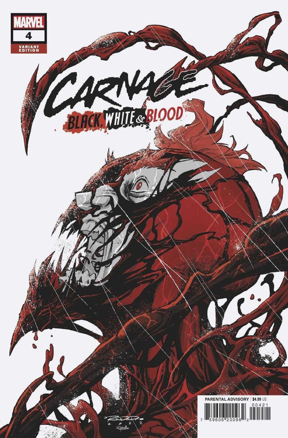 Carnage Black White & Blood #4 (OF 4) Randolph VAR King Gaming