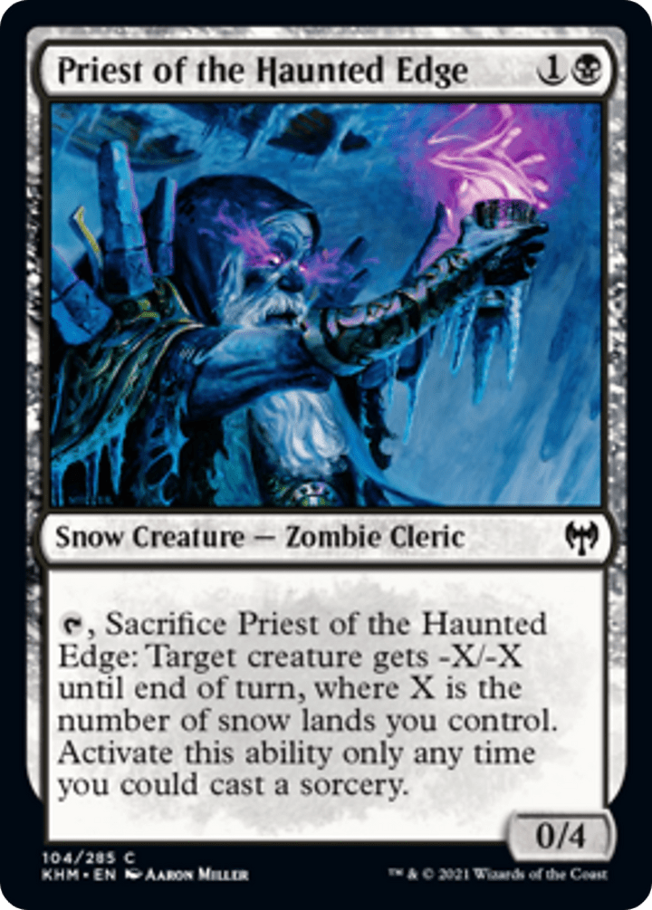 Priest of the Haunted Edge - C #104 King Gaming