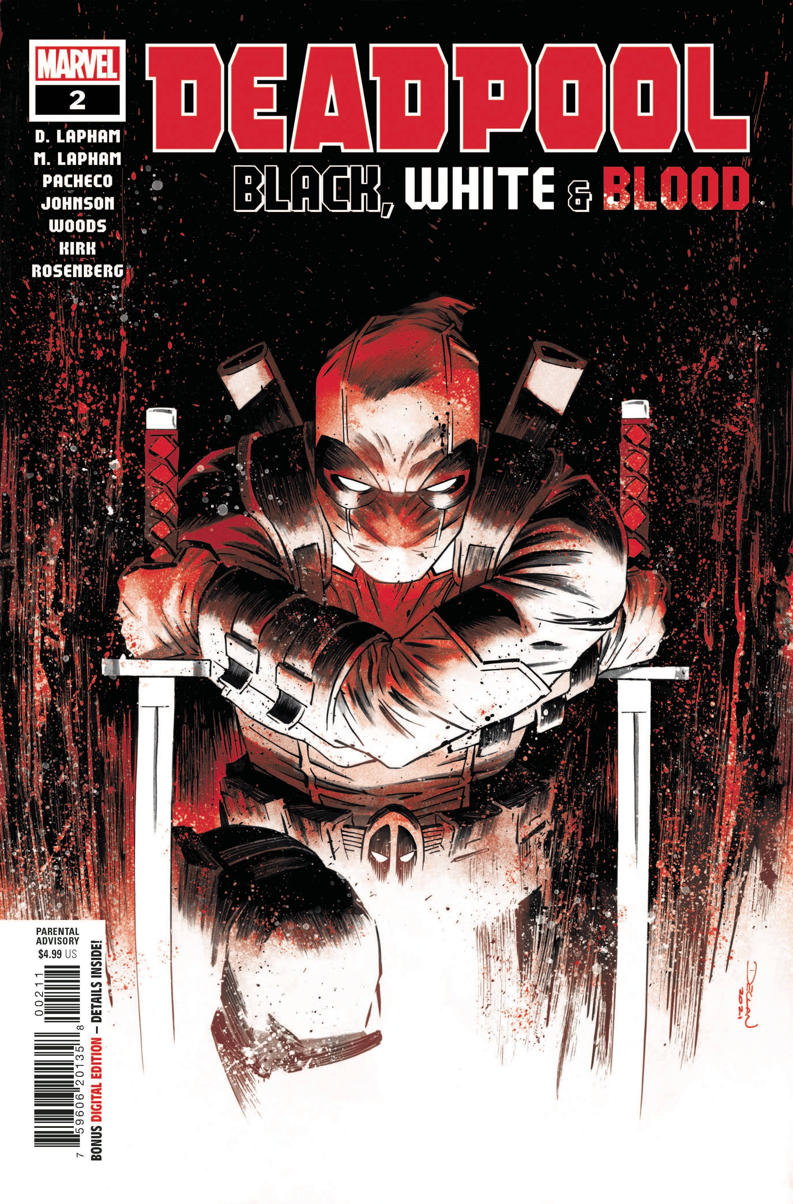 DeadPool Black White Blood #2 (OF 4) King Gaming