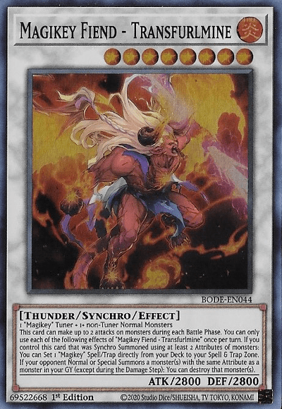 Magikey Fiend - Transfurlmine - NM Super Rare King Gaming