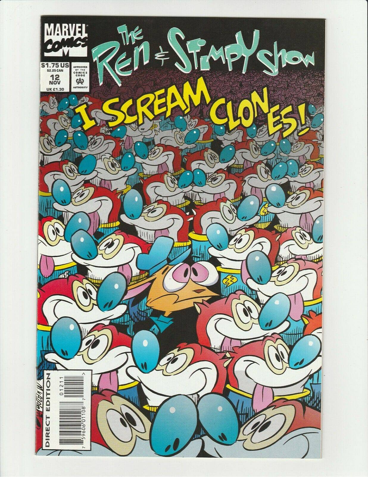 The Ren & Stimpy Show #12 1993 I Scream Clones King Gaming