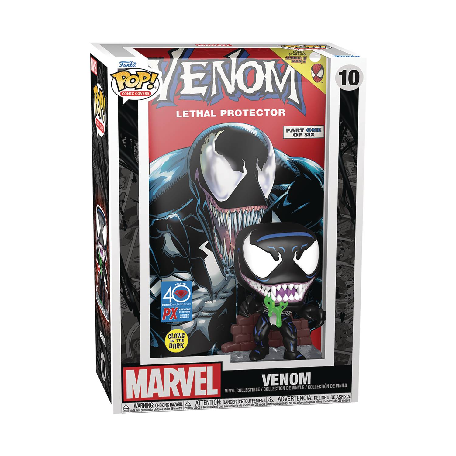 POP COMIC CVR MARVEL VENOM LETHAL PROTECTOR PX GID - King Gaming