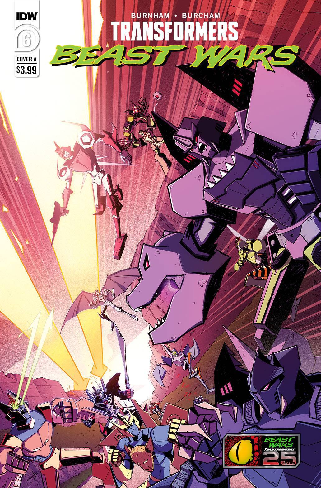 Transformers Beast Wars #6 CVR A Josh Burcham King Gaming