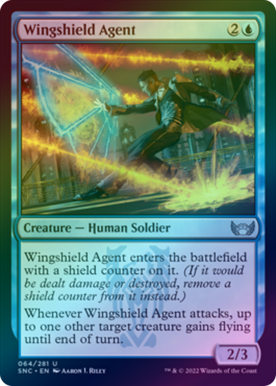 Wingshield Agent - #64 - Foil - King Gaming 