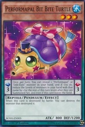 Performapal Bit Bite Turtle - Common - King Gaming 
