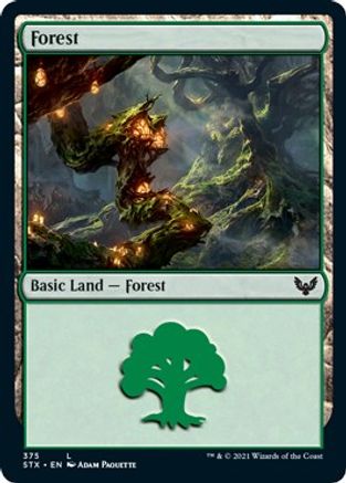 Forest - #375 - Land - King Gaming 