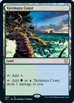Yavimaya Coast - #409 - Land - King Gaming 