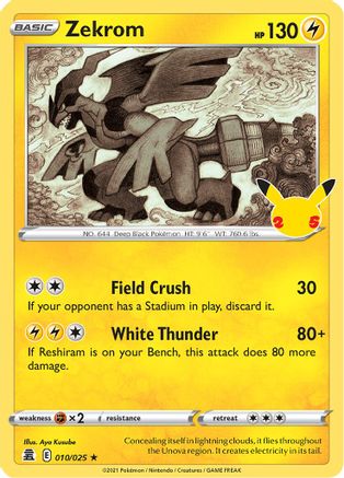 Zekrom - 10/25 - Holo Rare - King Gaming 