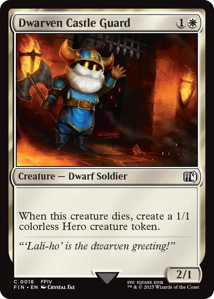 Dwarven Castle Guard - FINAL FANTASY