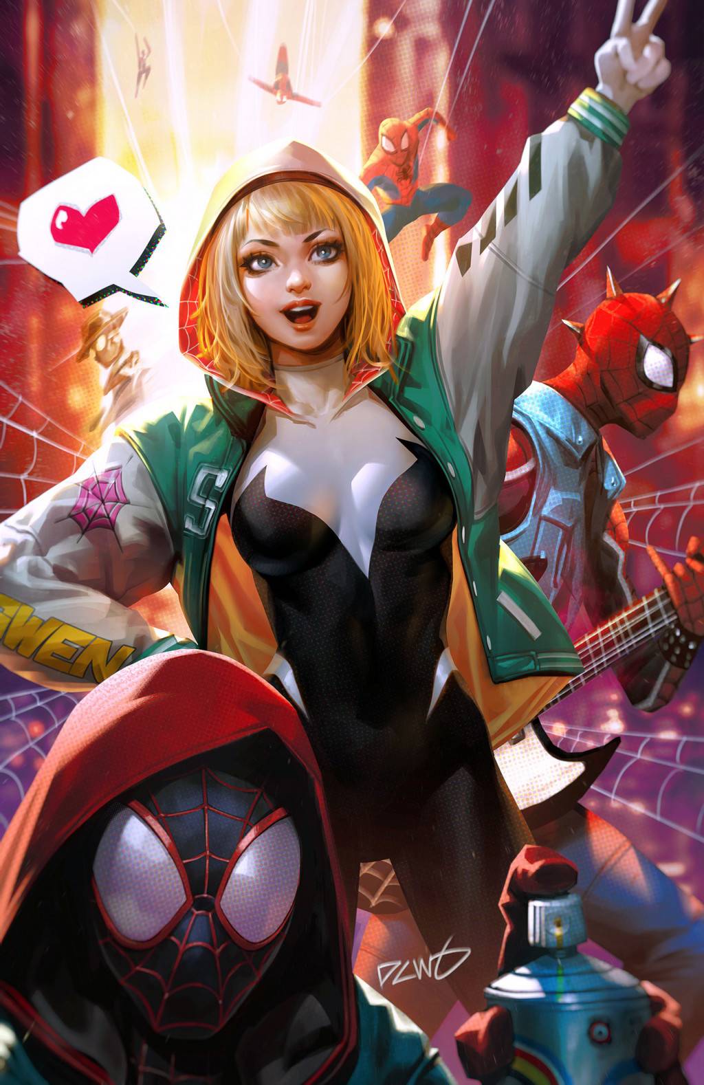 EDGE OF SPIDER-VERSE #1 100 COPY CHEW SPIDER-GWEN