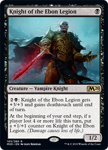Knight of the Ebon Legion - #105 - Rare - King Gaming 