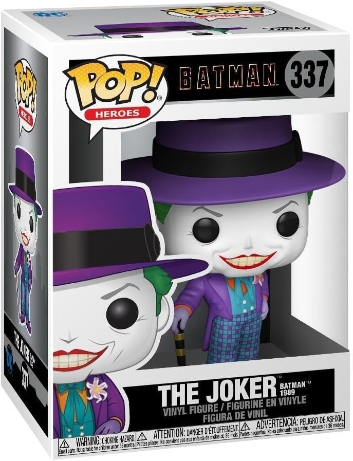 Funko Pop! Heroes:Batman 1989-Joker with Hat - Geeked Out Goods