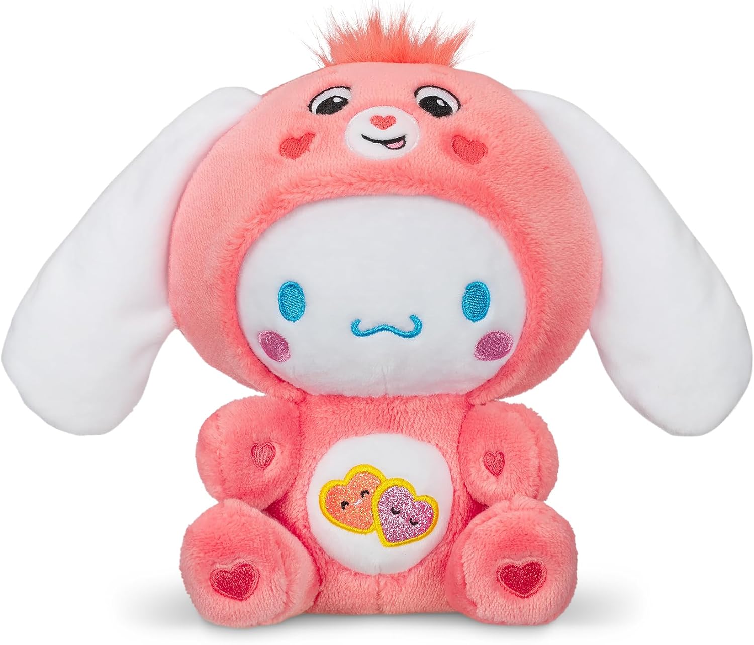 Care Bears Cinnamoroll Dressed As Love-a-Lot Bear 8" Fun-Size Plush - King Gaming 