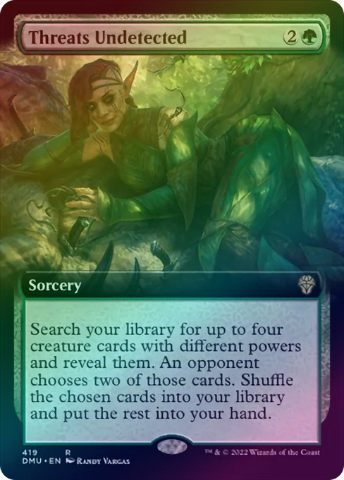 THREATS UNDETECTED - EXTENDED ART (FOIL) (DMU) - King Gaming 