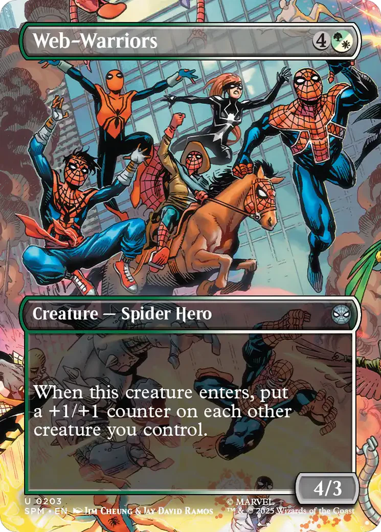 Web-Warriors - Borderless Scene (SPM) - Geeked Out Goods