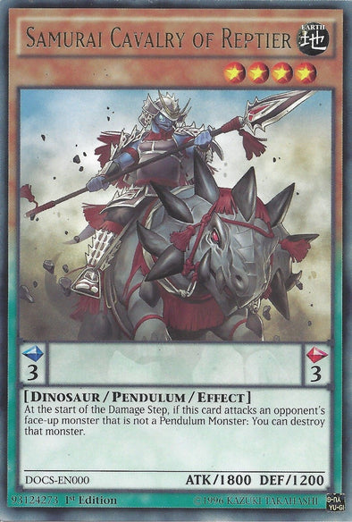 Samurai Cavalry of Reptier - Rare - King Gaming 
