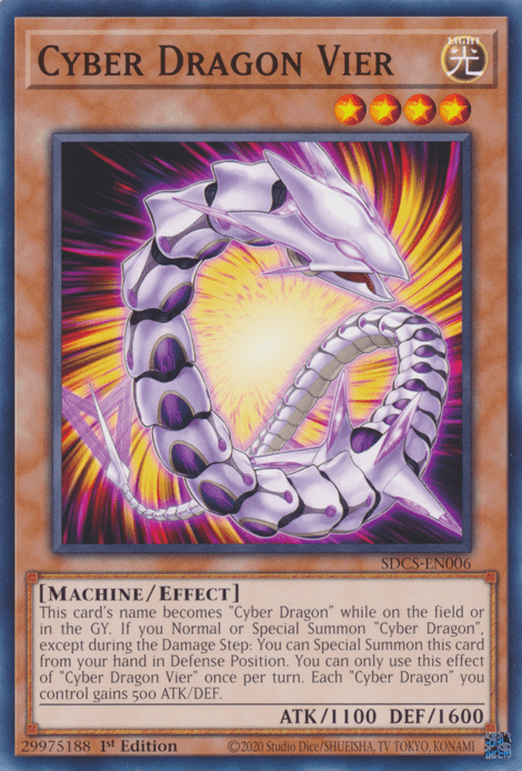 Cyber Dragon Vier - NM Common King Gaming