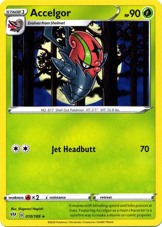 Accelgor - 10/189 - Rare - King Gaming 