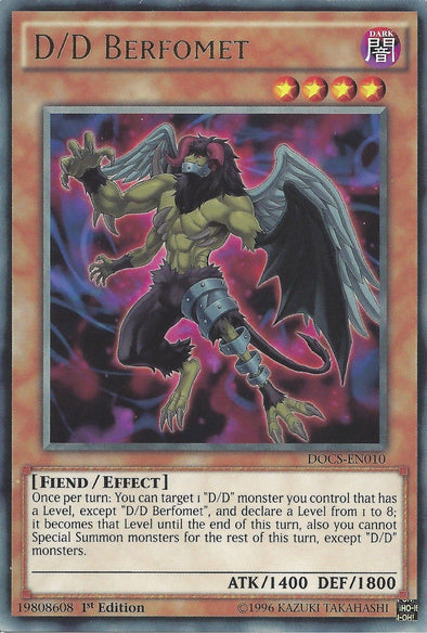 D/D Berfomet - Rare - King Gaming 
